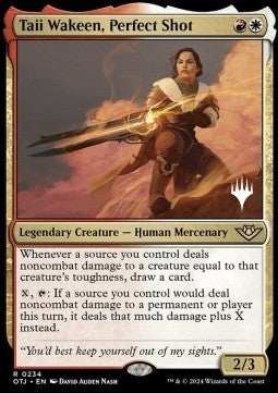 Taii Wakeen, Perfect Shot (V.2)⁣ - Outlaws of Thunder Junction: Promos⁣ (Rare)⁣ [234]