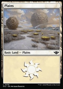 Plains (V.2)⁣ - Outlaws of Thunder Junction: Extras⁣ (Land)⁣ [278]