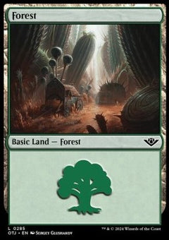 Forest (V.1)⁣ - Outlaws of Thunder Junction: Extras⁣ (Land)⁣ [285]