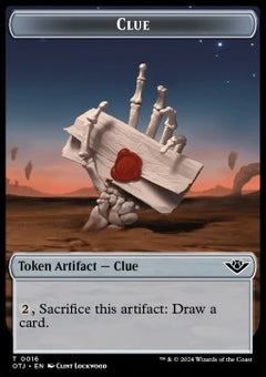Clue Token // Treasure Token⁣ - Outlaws of Thunder Junction: Tokens⁣ (Token)⁣ [T 16/18]