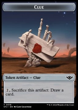 Clue Token // Treasure Token⁣ - Outlaws of Thunder Junction: Tokens⁣ (Token)⁣ [T 16/18]