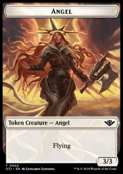 Angel Token (W 3/3) // Treasure Token⁣ - Outlaws of Thunder Junction: Tokens⁣ (Token)⁣ [T 2/18]