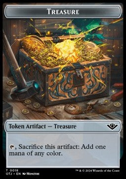 Treasure Token // Food Token (V.2)⁣ - Outlaws of Thunder Junction: Tokens⁣ (Token)⁣ [T 18/4]