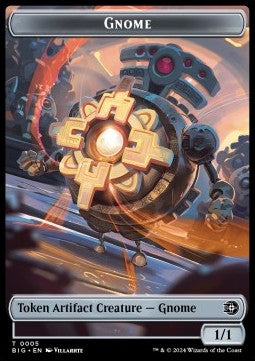 Gnome Token (A 1/1) // Treasure Token⁣ - Outlaws of Thunder Junction: Tokens⁣ (Token)⁣ [T 5/18]