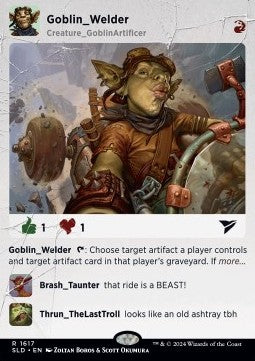 Goblin Welder⁣ - Secret Lair Drop Series: Spring Superdrop 2024⁣ (Rare)⁣ [1617]