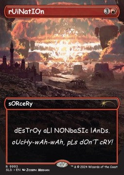 Ruination⁣ - Secret Lair Drop Series: Spring Superdrop 2024⁣ (Rare)⁣ [9993]