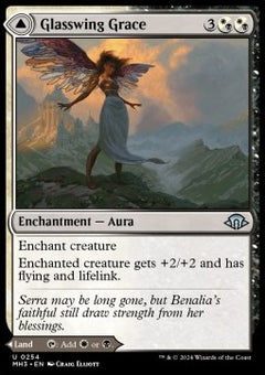Glasswing Grace // Age-Graced Chapel⁣ - Modern Horizons 3⁣ (Uncommon)⁣ [254]