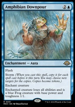 Amphibian Downpour⁣ - Modern Horizons 3⁣ (Rare)⁣ [51]
