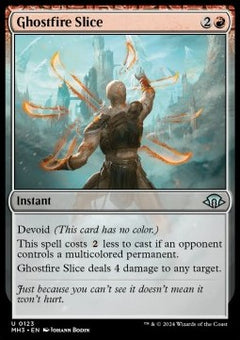 Ghostfire Slice⁣ - Modern Horizons 3⁣ (Uncommon)⁣ [123]