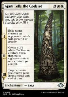 Ajani Fells the Godsire⁣ - Modern Horizons 3⁣ (Uncommon)⁣ [19]
