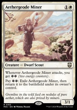 Aethergeode Miner⁣ - Commander: Modern Horizons 3⁣ (Rare)⁣ [163]