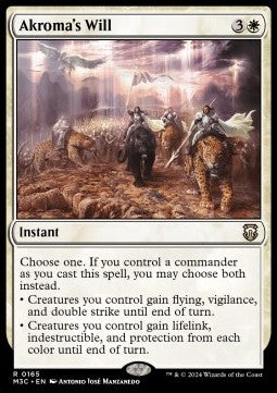Akroma's Will⁣ - Commander: Modern Horizons 3⁣ (Rare)⁣ [165]