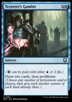 Tezzeret's Gambit⁣ - Commander: Modern Horizons 3⁣ (Uncommon)⁣ [194]