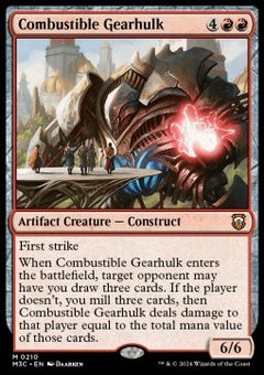 Combustible Gearhulk⁣ - Commander: Modern Horizons 3⁣ (Mythic)⁣ [210]