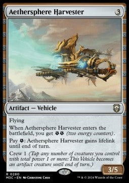 Aethersphere Harvester⁣ - Commander: Modern Horizons 3⁣ (Rare)⁣ [280]