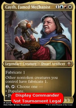 Cayth, Famed Mechanist (V.2)⁣ - Commander: Modern Horizons 3: Extras⁣ (Mythic)⁣ [18]
