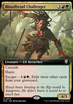Bloodbraid Challenger (V.1)⁣ - Commander: Modern Horizons 3: Extras⁣ (Rare)⁣ [70]