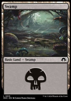 Swamp (V.3)⁣ - Modern Horizons 3⁣ (Land)⁣ [315]