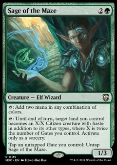 Sage of the Maze⁣ - Commander: Modern Horizons 3⁣ (Rare)⁣ [119]