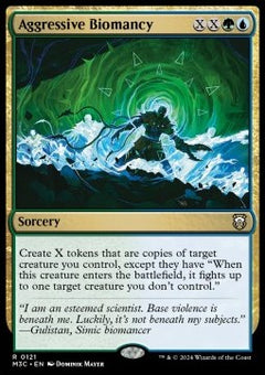 Aggressive Biomancy⁣ - Commander: Modern Horizons 3⁣ (Rare)⁣ [121]