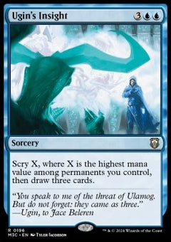 Ugin's Insight⁣ - Commander: Modern Horizons 3⁣ (Rare)⁣ [196]