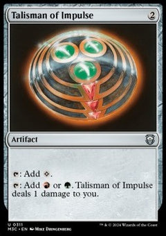 Talisman of Impulse⁣ - Commander: Modern Horizons 3⁣ (Uncommon)⁣ [311]