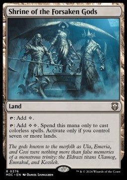 Shrine of the Forsaken Gods⁣ - Commander: Modern Horizons 3⁣ (Rare)⁣ [376]
