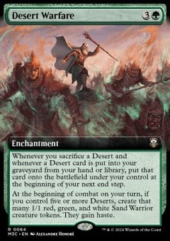 Desert Warfare (V.1)⁣ - Commander: Modern Horizons 3: Extras⁣ (Rare)⁣ [64]
