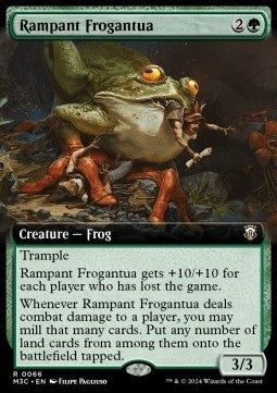 Rampant Frogantua (V.1)⁣ - Commander: Modern Horizons 3: Extras⁣ (Rare)⁣ [66]