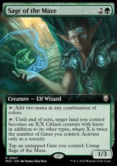 Sage of the Maze (V.1)⁣ - Commander: Modern Horizons 3: Extras⁣ (Rare)⁣ [67]