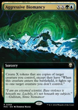 Aggressive Biomancy (V.1)⁣ - Commander: Modern Horizons 3: Extras⁣ (Rare)⁣ [69]