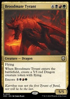 Broodmate Tyrant⁣ - Commander: Modern Horizons 3⁣ (Rare)⁣ [123]