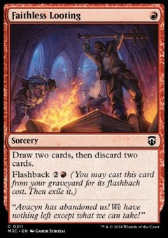 Faithless Looting⁣ - Commander: Modern Horizons 3⁣ (Common)⁣ [211]