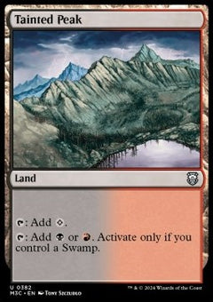 Tainted Peak⁣ - Commander: Modern Horizons 3⁣ (Uncommon)⁣ [382]