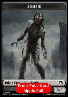 Zombie Token (B 2/2) // Elephant Token (G 3/3) (V.2)⁣ - Modern Horizons 3: Tokens⁣ (Token)⁣ [CT 39/18]