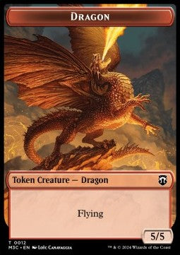 Dragon Token (R 5/5) // Treasure Token (V.1)⁣ - Modern Horizons 3: Tokens⁣ (Token)⁣ [CT 12/34]
