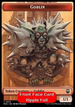 Goblin Token (R 1/1) // Tarmogoyf Token (G */1+*)⁣ - Modern Horizons 3: Tokens⁣ (Token)⁣ [CT 13/22]