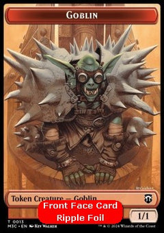 Goblin Token (R 1/1) // Tarmogoyf Token (G */1+*)⁣ - Modern Horizons 3: Tokens⁣ (Token)⁣ [CT 13/22]
