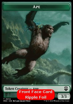 Ape Token (G 3/3) // Plant Token (G 0/1) (V.2)⁣ - Modern Horizons 3: Tokens⁣ (Token)⁣ [CT 14/26]