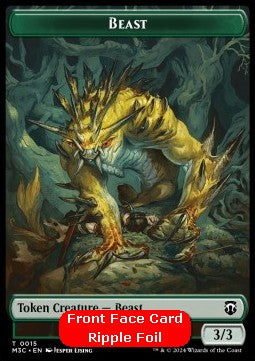 Beast Token (G 3/3) // Insect Token (G 1/1) (V.2)⁣ - Modern Horizons 3: Tokens⁣ (Token)⁣ [CT 15/25]