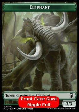 Elephant Token (G 3/3) // Beast Token (G 4/4) (V.2)⁣ - Modern Horizons 3: Tokens⁣ (Token)⁣ [CT 18/16]