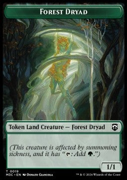 Forest Dryad Token (G 1/1) // Vivien Reid Emblem (V.1)⁣ - Modern Horizons 3: Tokens⁣ (Token)⁣ [CT 19/28]