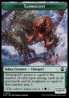 Tarmogoyf Token (G */1+*) // Goblin Token (R 1/1) (V.1)⁣ - Modern Horizons 3: Tokens⁣ (Token)⁣ [CT 22/13]