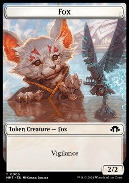 Fox Token (W 2/2) // Phyrexian Germ Token (B 0/0)⁣ - Modern Horizons 3: Tokens⁣ (Token)⁣ [T 6/16]