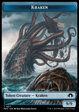 Kraken Token (U 9/9) // Phyrexian Germ Token (B 0/0)⁣ - Modern Horizons 3: Tokens⁣ (Token)⁣ [T 11/16]