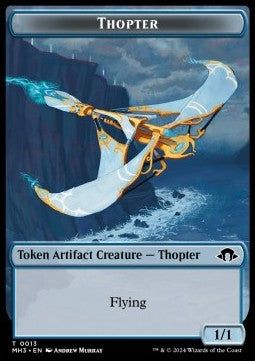 Thopter Token (UA 1/1) // Phyrexian Germ Token (B 0/0)⁣ - Modern Horizons 3: Tokens⁣ (Token)⁣ [T 13/16]