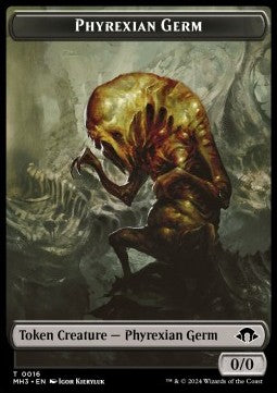 Phyrexian Germ Token (B 0/0) // Tamiyo, Seasoned Scholar Emblem⁣ - Modern Horizons 3: Tokens⁣ (Token)⁣ [T 16/35]