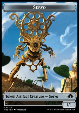 Servo Token (A 1/1) // Energy Reserve⁣ - Modern Horizons 3: Tokens⁣ (Token)⁣ [T 33/36]