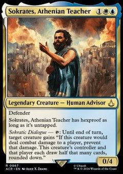 Sokrates, Athenian Teacher⁣ - Universes Beyond: Assassin's Creed⁣ (Rare)⁣ [67]