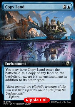 Copy Land (V.2)⁣ - Commander: Modern Horizons 3: Extras⁣ (Rare)⁣ [47]